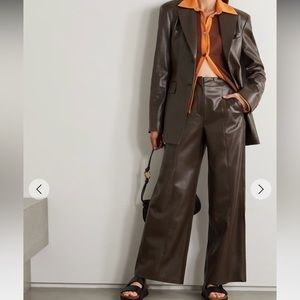 Nanushka Brown Wide Leg Pants